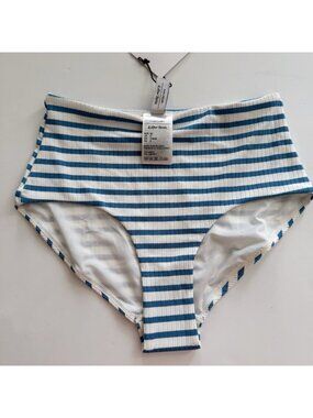 3 for $20 & Other Stories ribbed striped bikini bottom size 0 zero